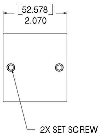 [52.578] 2.070 2X SET SCREW