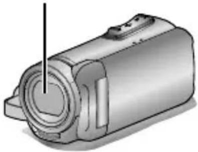 JVC Everio R GZ-R445DE - Skydd av objektivet - 1
