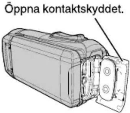 Öppna kontaktskyddet.
