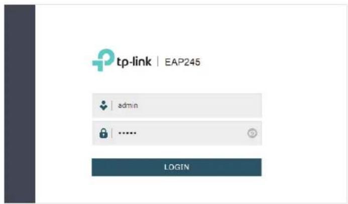 tp-link | EAP245 admin ...... LOGIN