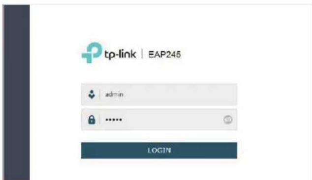 tp-link | EAP245 admin ...... LOGIN
