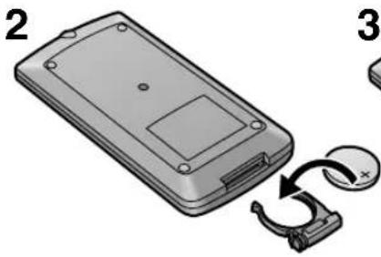 Illustration of a smartphone with a curved cable and a switch, labeled with numbers 2 and 3 (no text or symbols on the device itself)