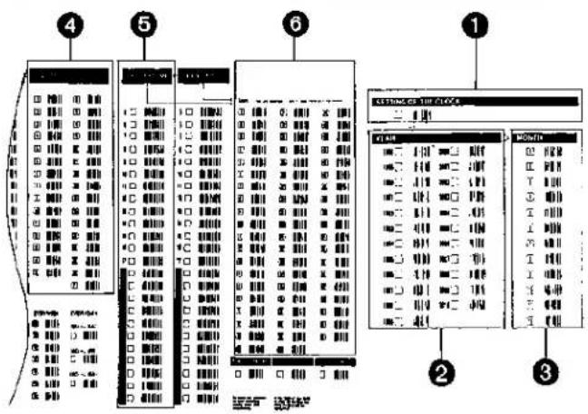 PANASONIC NV-L25B - SETTING THE CLOCK TO THE PRESENT TIME (CONT'D) - 1