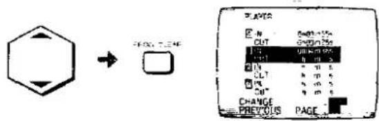 E N OUT 1 S 2 D CLT 3 P 4 M 5 N 6 P 7 M 8 N 9 M 10 P CHANGE PREVIOUS PAGE
