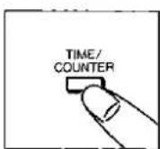 PANASONIC AG-6040E - ■ Switching between the time and tape counter display - 1