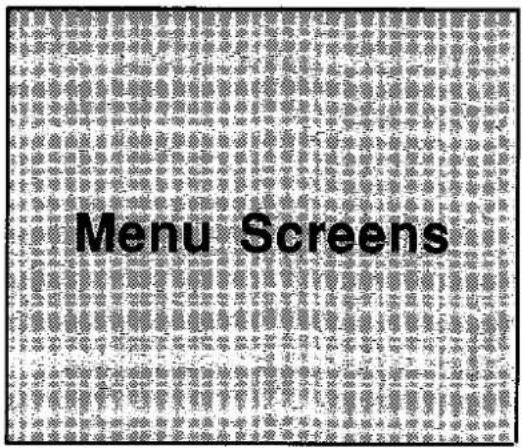 Menu Screens