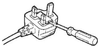 PANASONIC AG-6040E - How to replace the fuse - 1
