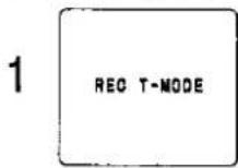 PANASONIC AG-6040E - ■ Recording time mode selection - 1