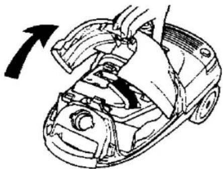 PANASONIC MC-E736K - HOW TO REPLACE THE DUST BAG - 1