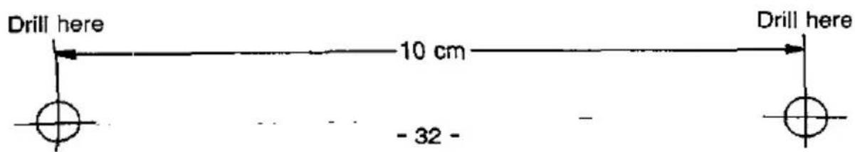 Percez ici 10 cm Percez ici - 32 -
