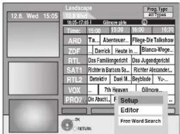 12.8. Wed 15:05 Landscape 16:15-17:31 Time: 15:00 15:30 16:00 16:30 ARD Ta... Abenteuer... Filge-De Talkshow ZDF ... Derrick Heute in ... Blanca-Wiege... RTL Das Familiengericht Das Jugendgericht SAT1 Richter in Barona Sa... Richter Alexander... RTL2 Detective Duel M... Beyblade Yu... VOX ... 7th He…