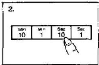 2. Min 10, M n 1, Sec 10, Sec 1