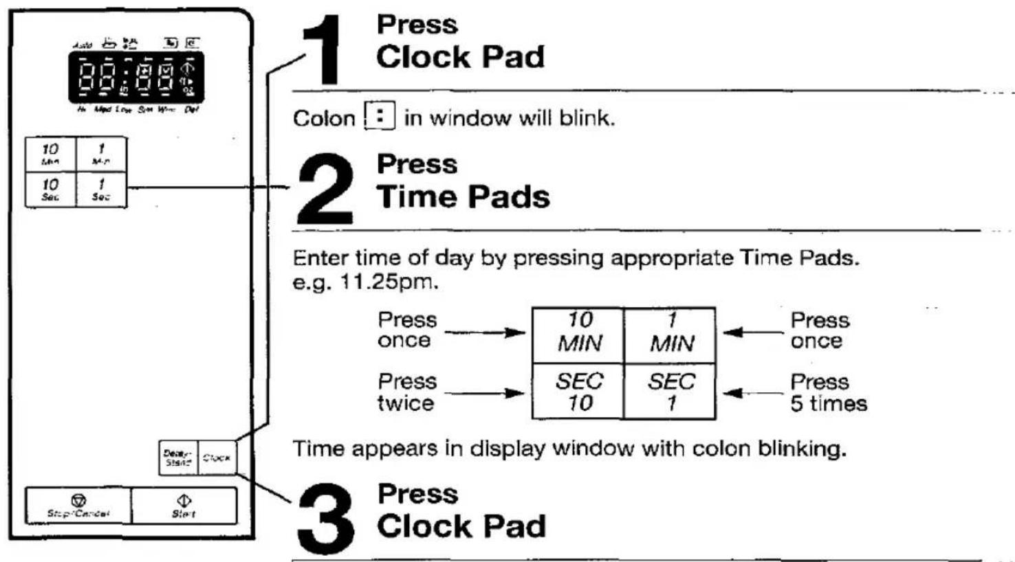 graph TD A["1 Press Clock Pad"] --> B["2 Press Time Pads"] B --> C["3 Press Clock Pad"] subgraph Time_Steps D["10 Min"] --> E["1 Min"] F["10 Sec"] --> G["1 Sec"] H["Step-Cancel"] --> I["Slot"] end style A fill:#f9f,stroke:#333 style B fill:#ccf,stroke:#333 style C fill:#cfc,stroke:#333 style D fill:…