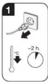 1 °C ~2 h.