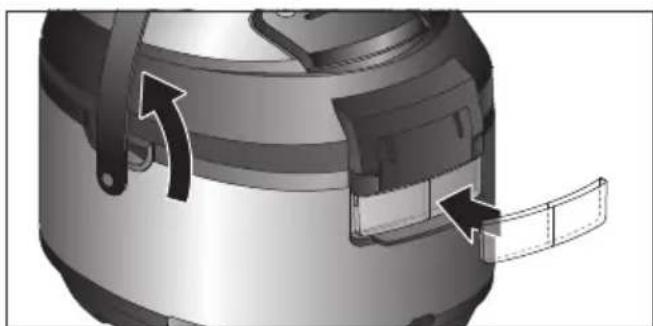 BOSCH AutoCook Pro MUC88B68 - Yoğuşma suyu kabının yerleştirilmesi - 1