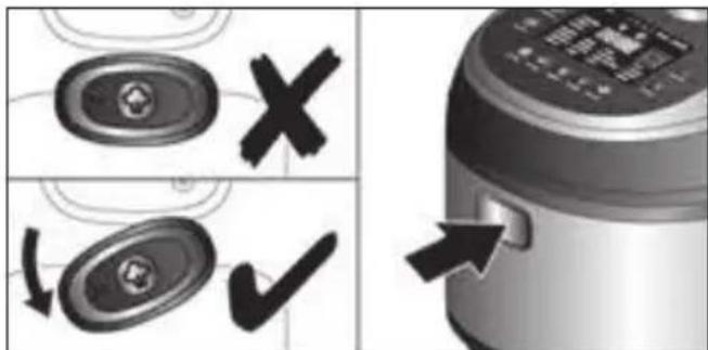 BOSCH AutoCook Pro MUC88B68 - Åpne lokket på apparatet. - 1