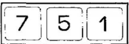 7 5 1