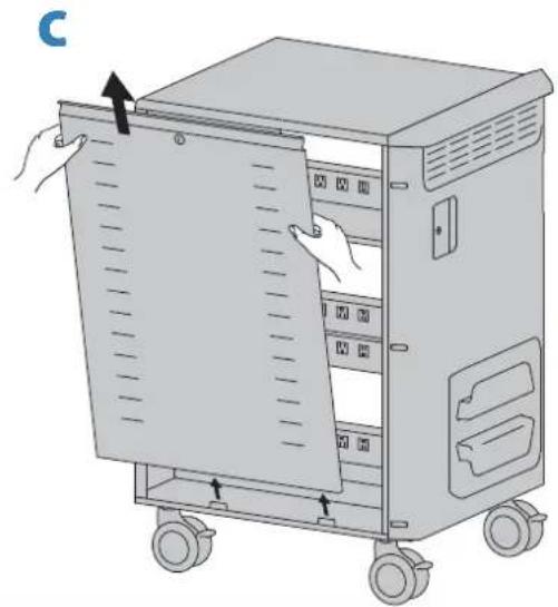 Ergotron Zip40 - Remove back panel. - 3