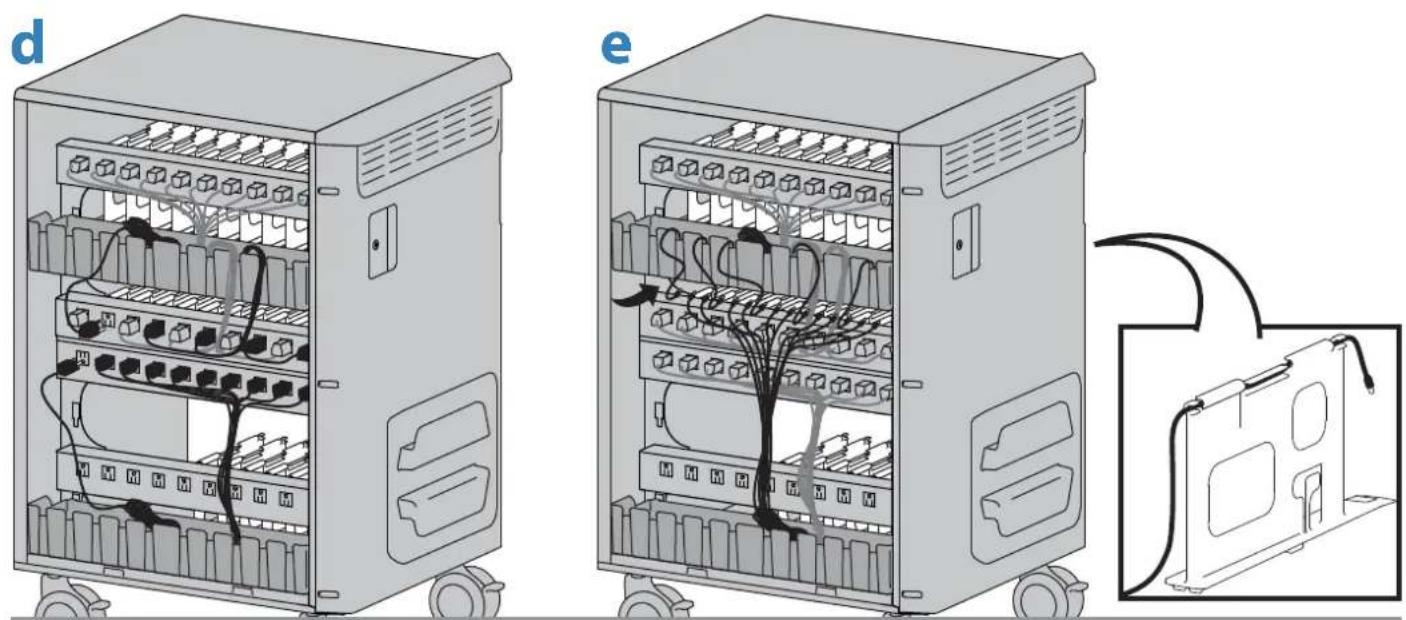 Ergotron Zip40 - Plug in and route power cables. - 5