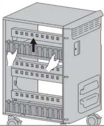 Ergotron Zip40 - Plug in and route power cables. - 9