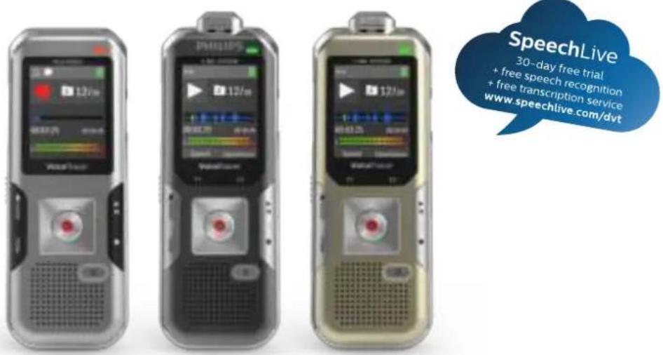 SpeechLive 30-day free trial + free speech recognition + free transcription service www.speechlive.com/dvt