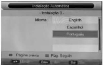 Instalação Automático - Instalação 3 - Idioma: English Espanhol Português Pages prévia Pag. Seguin