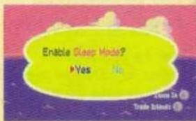 Enable Sleep Mode? Yes No Trade Islands