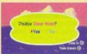 Disable Sleep Mode? Yes No From To Trade Islands