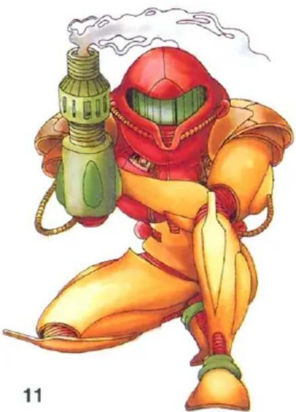 NINTENDO Metroid (NES) - Important Points to Remember to Advance the Game - 1