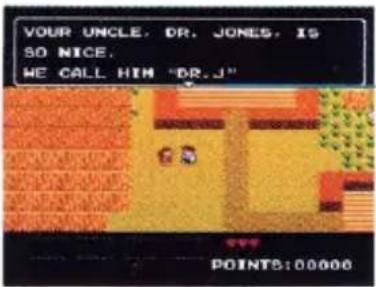 YOUR UNCLE, DR. JONES, IS SO NICE. WE CALL HIM "DR.J" POINTS: 00000