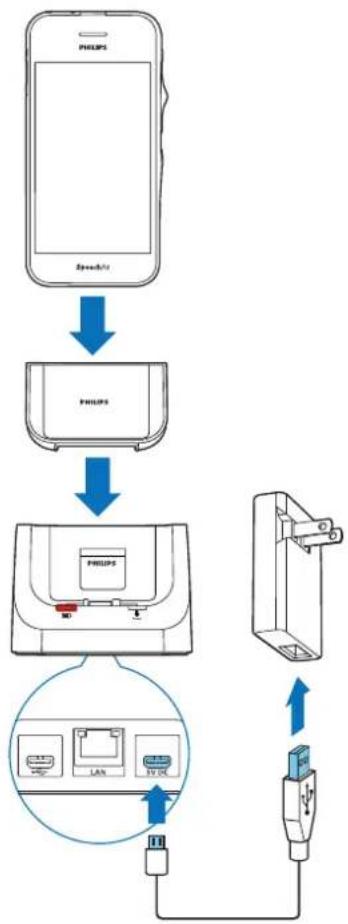 PHILIPS SpeechAir Smart Voice PSP2100 - Charge via docking station - 1