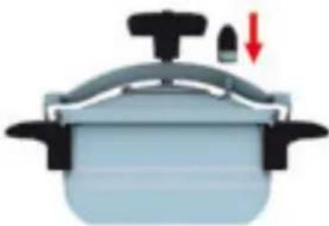 Magefesa Inoxtar 10 L - SECURING THE PRESSURE COOKER LID - 4