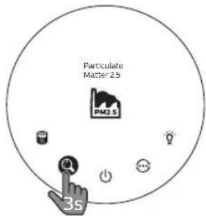 Particulate Matter 2.5 PM2.5 3s