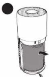 PHILIPS AC3837 - Cleaning the surface of the filter - 5