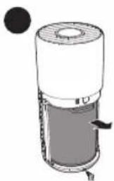 PHILIPS AC3837 - Cleaning the surface of the filter - 3