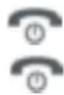 THOMSON Serea Combi - ▶ Switch the handset on/off - 1