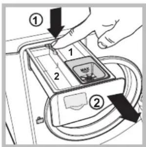 HOTPOINT AQD1171D 697ID EU/A - Reinigung der Waschmittelschublade - 1