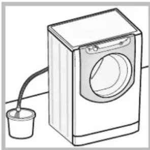 HOTPOINT AQD1171D 697ID EU/A - Luukkuoven avaaminen manuaalisesti - 1