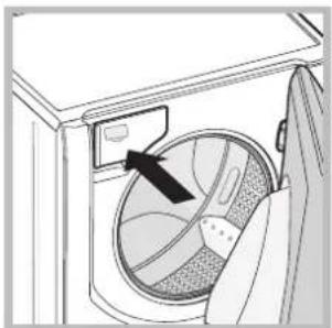 HOTPOINT AQD1171D 697ID EU/A - Luukkuoven avaaminen manuaalisesti - 6