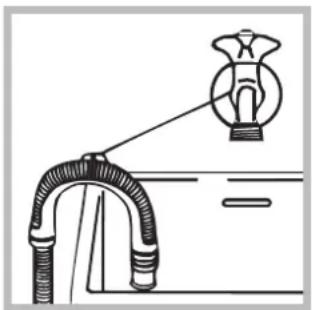 HOTPOINT AQD1171D 697ID EU/A - Collegamento del tubo di scarico - 2
