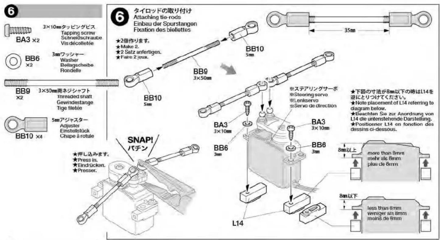 TAMIYA Comical Hornet - Vérification de l'équipement R/C - 3