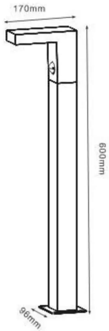 170mm 600mm 96mm