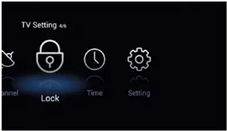 TV Setting 4/6 Channel Lock Time Setting