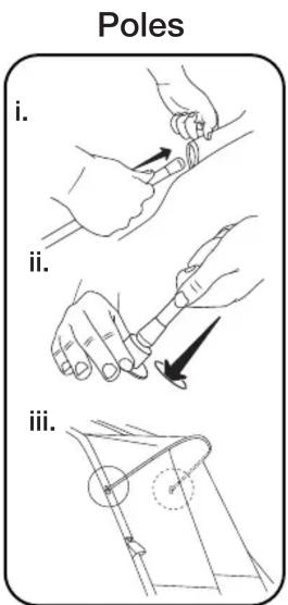 Poles i. ii. iii.