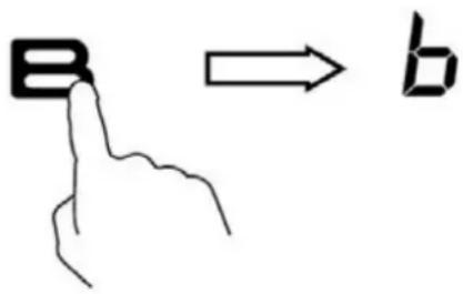 B → b