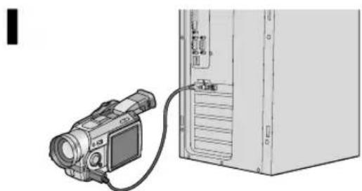 Illustration of a digital camera connected to a server rack (no text or symbols visible)