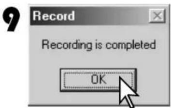 Record Recording is completed OK