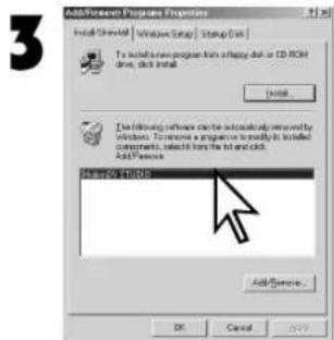 Add/Remove Programs Properties Install/Uninstall Windows Setup Startup Disk To install a new program from a floppy disk or CD-ROM drive, click Install. The following software can be automatically installed by Windows. To remove a program or to modify its installed components, select it from the list…