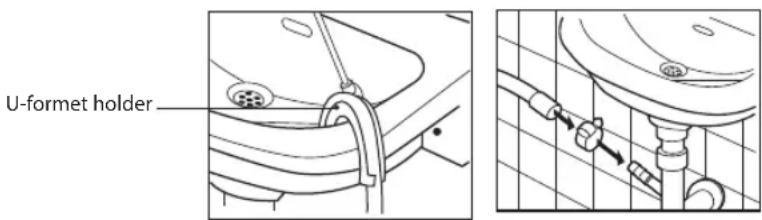 U-formet holder