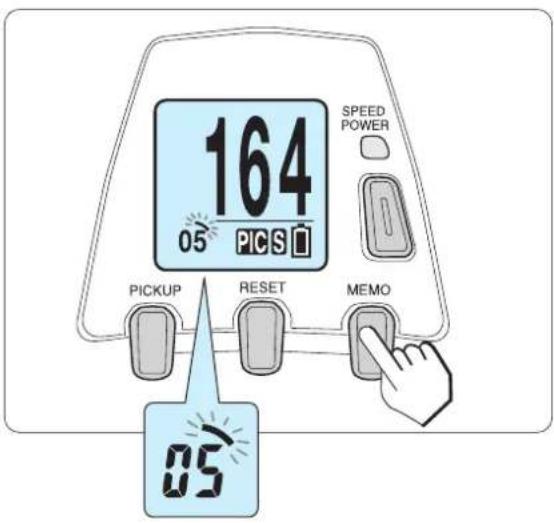 164 05 PCS SPEED POWER PICKUP RESET MEMO 05